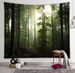 Large Forest Tapestry – Nature-Inspired Wall Art Decor