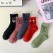 Men's Mid Length Soft Comfortable Home Socks Sweat Absorbing Odor Resistant Socks