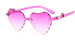 Retro Heart-Shaped Kids Sunglasses UV400 Protection Cute Cartoon Eyewear
