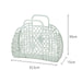 Large PE Plastic Detachable Shopping Basket – Hollow Design Storage Bag