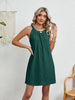 Crochet Hollowed Sleeveless Cover-Up Dress for Women’s Swimwear
