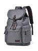 Canvas Backpack With Multi Pockets And Adjustable Strap Lightweight Travel And Daily Bag