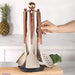 10 Pieces Kitchen Tools Set Wooden Handle Cooking Silicone Utensil Set