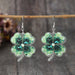 Lucky Clover Acrylic Dangle Earrings for Women Fashion Jewelry
