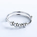 Adjustable Stress Relief Beaded Ring Bracelet for Men & Women Jewelry