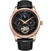 Men’s Automatic Mechanical Watch – Tourbillon Retro Leather Wristwatch
