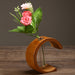 Simple Style Ring Design Home Living Room Flower Arrangement Bamboo Vase Ornaments