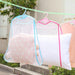 Multifunctional Windproof Pillow Drying Rack for Balcony & Home Storage