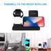 Wireless 3-in-1 Charging Station for iPhone, Earphones & Smartwatches