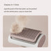Pet Grooming Comb for Cats and Dogs with Hair Cleaner and Comfortable Grip