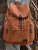 Canvas Backpack With Multi Pockets And Adjustable Strap Lightweight Travel And Daily Bag