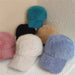 Winter Soft Imitation Fur Baseball Cap – Solid Color Warm Outdoor Casual Cap