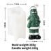 Cartoon Santa Claus Candle Mold Christmas Decorative Ornaments