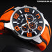 Men’s Chronograph Sports Watch – Waterproof Quartz Wristwatch for Everyday Wear