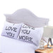 I Love You Pillowcase – Decorative Print Neck Pillow Cover for Bedding
