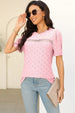 Patchwork Round Neck Pullover T-Shirt With Simple And Modern Aesthetic