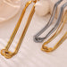 Elegant Titanium Steel Knot Pendant Necklace for Women Jewelry