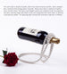 Stainless Steel Wine Rack – Elegant Pearl Necklace Wine Bottle Holder