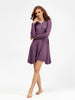 Long Sleeved High Waisted Short Knitted Dress Women's A-line Dresses