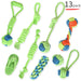 Pet Dog Cotton Rope Toy Tooth Grinding and Cleaning Bite Rope Set