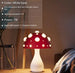 Dimmable Mushroom Desk Lamp – Decorative Bedside Light for Dorm or Bedroom