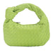 Woven Designer Handbag - Fashionable Cowhorn Knotted Bag for Stylish Carrying
