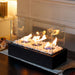 Rectangular Three-Hole Alcohol Fireplace Portable Heating Stove for Indoors