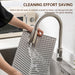 Dishes Drain Pad Kitchen Wash Countertop Drain Sink Water Control Silicone Mat