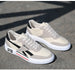 Men’s Casual Breathable Canvas Sneakers with Lace-Up Design and Comfortable Board Shoe Style