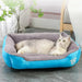 Soft and Cozy Fleece Pet Bed – Waterproof Bottom for All Pet Sizes