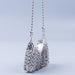 Metal Sequins Crossbody Chain Handbag Women Fashion Small Size Purse