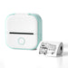 Portable Mini Thermal Printer Pocket Label Printer Self-Adhesive Paper