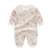 Soft Cotton Toddler Boys’ Long Sleeve Jumpsuit Pajamas for Spring and Fall with Boneless Design