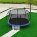 12FT Outdoor Recreational Kids Trampoline with Safety Net and Ladder