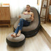 Air Mattress Lazy Sofa Deck Chair Comfortable Leg Stool Rest Beanbag Sofa