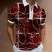 5. Men’s Polo Shirt with Short Sleeves and Casual Lapel Collar Design