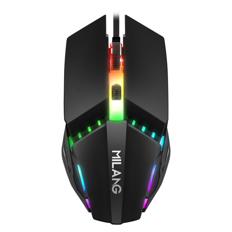 USB Wired Gaming Mouse with LED Lights Desktop Laptop Competitive Play ...