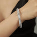 Titanium Steel Spring Coil Bracelet with Contemporary Design