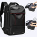 Men’s Large Capacity Travel Backpack with Expandable Vacuum Compression