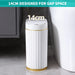 Touchless Smart Sensor Trash Bin with Automatic Lid and Modern Design