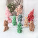 Christmas Dwarf Candle Molds 3D Santa Claus Scented Model Ornaments