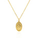Gold Virgin Mary Pendant Necklace – 925 Sterling Silver Women’s Chain