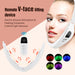 EMS Microcurrent Facial Slimming Device with Color Light and V-Shape Lift