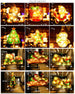 Festive LED Window Hanging Lights - Christmas Decorative Lights for Windows