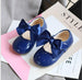 Baby Girls’ Fashion Leather Sandals - Toddler Shoes with Bow Detail