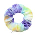 Trendy Tie-Dye Velvet Zipper Large Intestine Hair Loop for Stylish Look