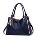 New Fashionable Simple Women's Bag Large Capacity PU Leather Handbag