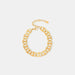 Handmade Genuine Gold-Plated Titanium Steel Chain Bracelet for Women