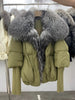 Women's Coat Down Jacket Super Large Fox Fur Collar Fashion Luxury Outerwear
