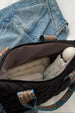 Bubble Textured Handbag with Adjustable Printed Strap – Spacious Structured Shoulder Bag